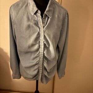 DKNY Casual Light Blue Button Down Shirt